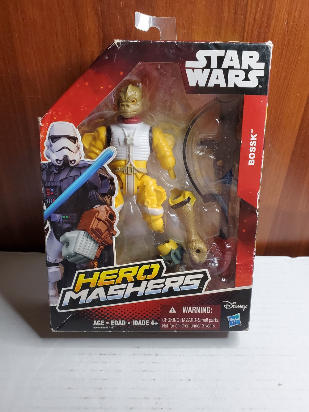 Star Wars Bossk Hero Mashers Action Figure - Yellow and White